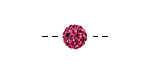Fuchsia Pave (w/ Preciosa Crystals) Round 8mm