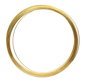 Memory Wire Gold (plated) Necklace .5 oz.