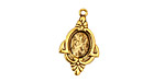Stampt Antique Gold (plated) Voque Oval Setting 6x8mm