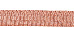 Artistic Wire Brown Mesh 10mm, 1 meter