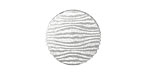 Lillypilly Silver Zebra Anodized Aluminum Disc 19mm, 22 gauge