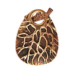 Saki Bronze Tree Branch Toggle Clasp 40x30mm, 25mm bar