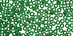 TOHO Opaque Frosted Shamrock Round 8/0 Seed Bead
