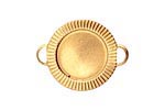 Brass Game Piece Bezel 28x22mm