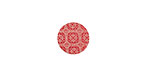 Lillypilly Red Baroque Anodized Aluminum Disc 11mm, 24 gauge