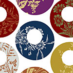 Nunn Design Floral Circle Transfer Sheet