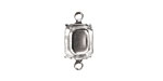 Nunn Design Sterling Silver (plated) Octagon Prong Setting 17x9mm