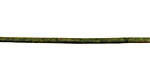 Natural Dark Green Round Leather Cord 2mm