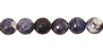 Sodalite Faceted Round 8mm