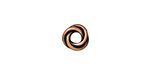 TierraCast Antique Copper (plated) Twisted Spacer 2x8mm