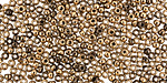 TOHO Gilded Marble Black Round 11/0 Seed Bead