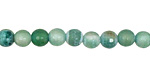 Green Agate Faceted Round 6mm