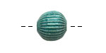 Painting with Fire Torch Fired Enamel Aqua Blue/Water Blue Ridge Round 14mm