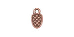 TierraCast Antique Copper (plated) Glue Pad Bail 8x14mm