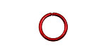 Red Anodized Aluminum Jump Ring 13mm, 16 gauge (10mm inside diameter)