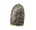 Green Girl Pewter Tree of Life 23x32mm