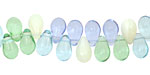 Czech Glass Peruvian Opal Teardrop 6x9mm