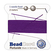 Amethyst Griffin Nylon Beading Cord Size 4, 2 meters