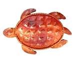 Patricia Healey Copper Sea Turtle Pendant 31x46mm