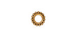 TierraCast Antique Gold (plated) Small Beaded Circle 9mm