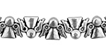 Pewter Angel 13x10mm