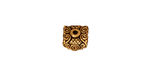 TierraCast Antique Gold (plated) Mirage Pendant Cap 8mm