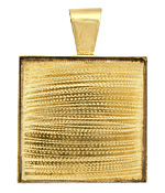 Brass Square Bezel 39mm
