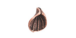 Nunn Design Antique Copper (plated) Lily Flower Charm 14x17mm