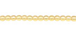 Czech Glass Luster Iris Light Topaz Round 4mm