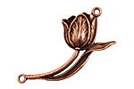 Ezel Findings Antique Copper Tulip Link 41x20mm