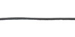 Iris Blue Round Leather Cord 1.5mm