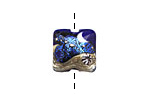 Grace Lampwork Cobalt Celestial Pillow 15mm