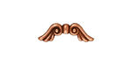 TierraCast Antique Copper (plated) Angel Wings 7x21mm