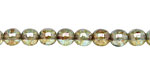Czech Glass Luster Transparent Green Round 6mm
