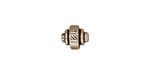 TierraCast Antique Silver (plated) Ethnic Barrel 9x7mm