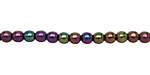 Czech Glass Iris Purple Round 4mm