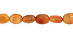 Carnelian (natural-orange) Tumbled Nugget 8-10x7-8mm