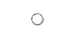 Rustic Charms Sterling Silver Round Flat O Ring 8mm