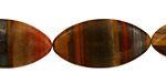 Iron Zebra Jasper Horse Eye 30x15mm