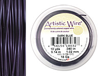 Artistic Wire Dark Blue 18 gauge, 10 yards