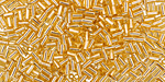TOHO Light Topaz (with Silver Lining) Bugle #1 Seed Bead