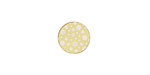 Lillypilly Gold Scattered Dots Anodized Aluminum Disc 11mm, 22 gauge