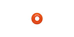 Tagua Nut Orange Large Hole Rondelle 3x8mm