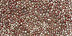 TOHO Montana Blue (with Oxblood Lining) Round 11/0 Seed Bead