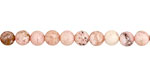 Rhodochrosite (soft pink) Round 6mm