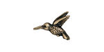 TierraCast Antique Brass (plated) Hummingbird Bead 11x18mm