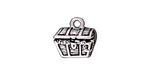 TierraCast Antique Silver (plated) Treasure Chest Charm 14mm