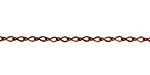 Antique Brass (plated) Flat Figure 8 Chain