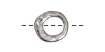 Pewter Open Oval 16x17-18mm