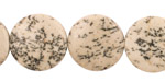 Sesame Jasper Puff Coin 18mm